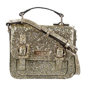 Kate Spade Girls' Glitter Scout Crossbody Bag